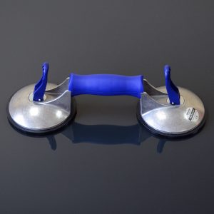 Присоска для стекла Veribor «VERIBOR blue line», с двумя присосками и продольной ручкой