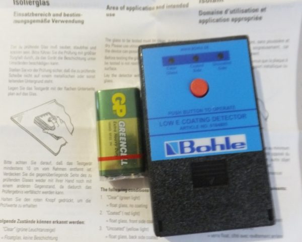 Детектор для определения Low-e покрытия на стекле ВО 6164805-AS